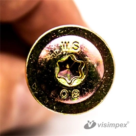 Ácsszerkezeti csavar, SOLAR, sárga