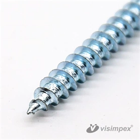 D-fejű faforgácslap csavar PZ, horganyzott