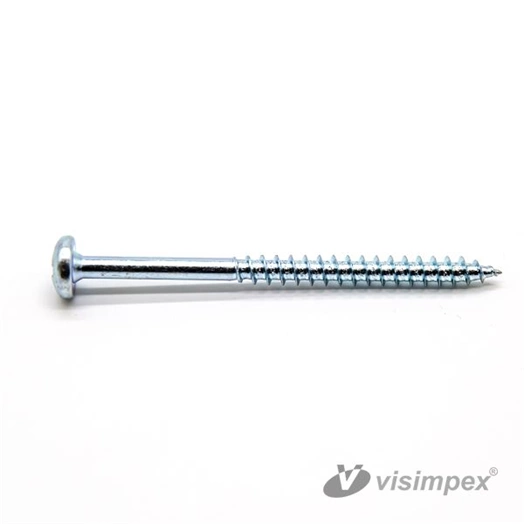 D-fejű faforgácslap csavar PZ, horganyzott