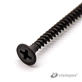 Gipszkarton csavar fémmenetes, foszfátozott