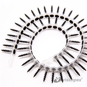 Gipszkarton csavar famenettel - tárazott, foszfátozott