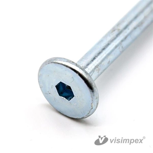 Laposfejű bútorcsavar (fejátmérő: 14,5 mm), horganyzott Laposfejű bútorcsavar (fejátmérő: 14,5 mm), horganyzott