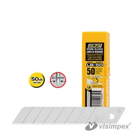 Olfa LB-50 penge 18mm (50 db/csomag) (OLFA) Olfa LB-50 penge 18mm (50 db/csomag) (OLFA)