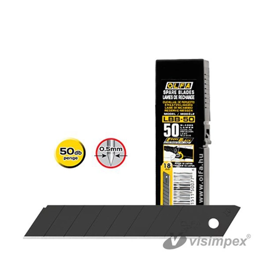 Olfa LBB-50 penge 18mm  (50 db/csomag) (OLFA)