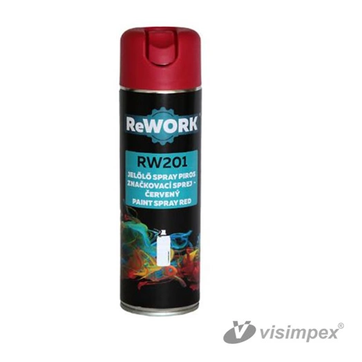 ReWork RW201 jelölő spray piros 500ml