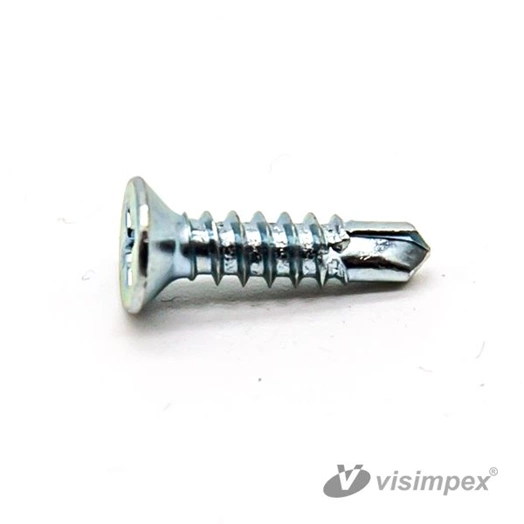 Süllyesztett fejű önfúró lemezcsavar DIN 7504P PH, horganyzott