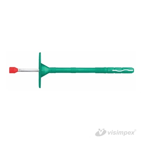 Szigetelésrögzítő acél szeggel D60, zöld