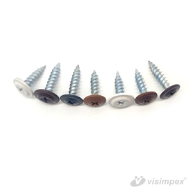 Tányérfejű (Opel) lemezcsavar, festett