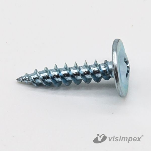 Self-tapping small wafer head screw 