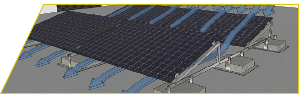 Átszellőztetett kivitel