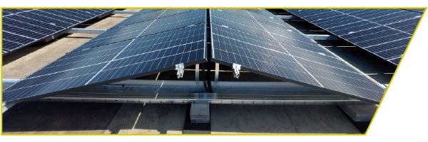 Kelet-Nyugat tájolású tartószerkezet