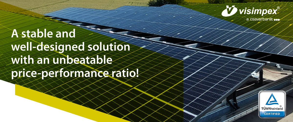 Flat roof solar mounting structure